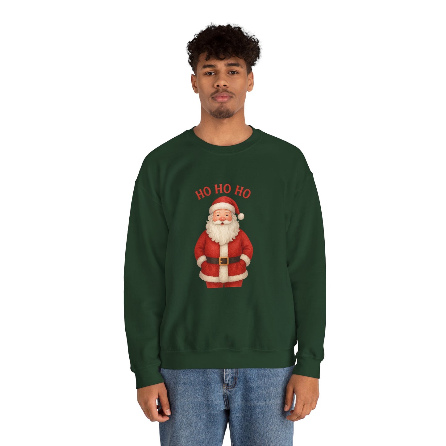 Santa 'Ho Ho Ho' Crewneck Sweatshirt