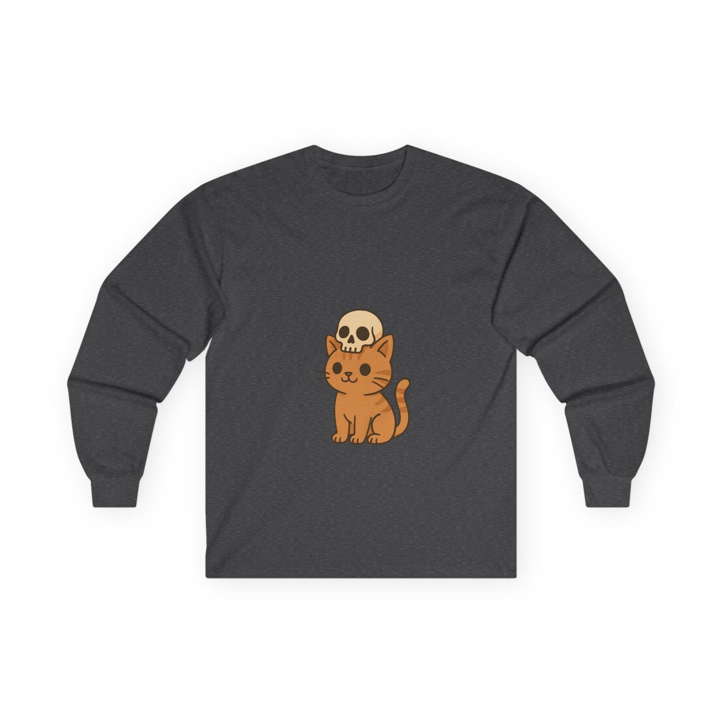 Cat with Skull Long Sleeve