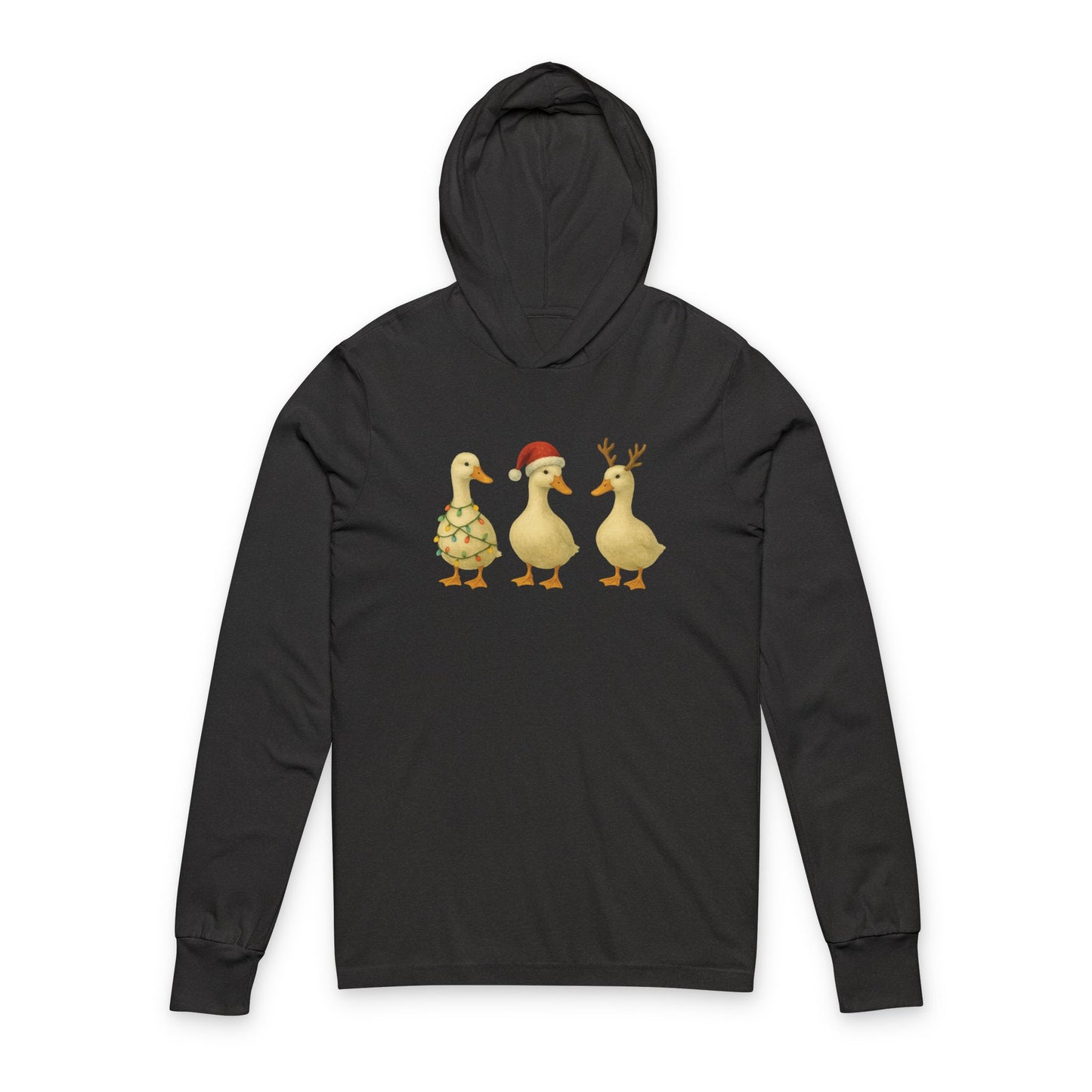 Christmas Duck Trio Hooded Tee