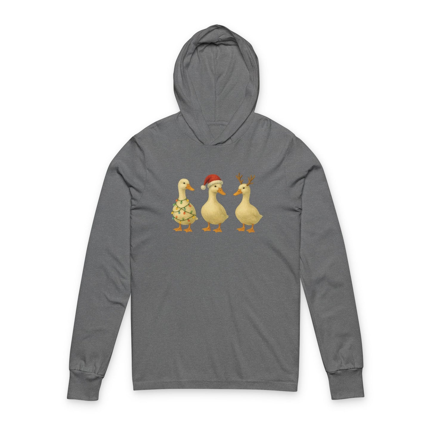 Christmas Duck Trio Hooded Tee