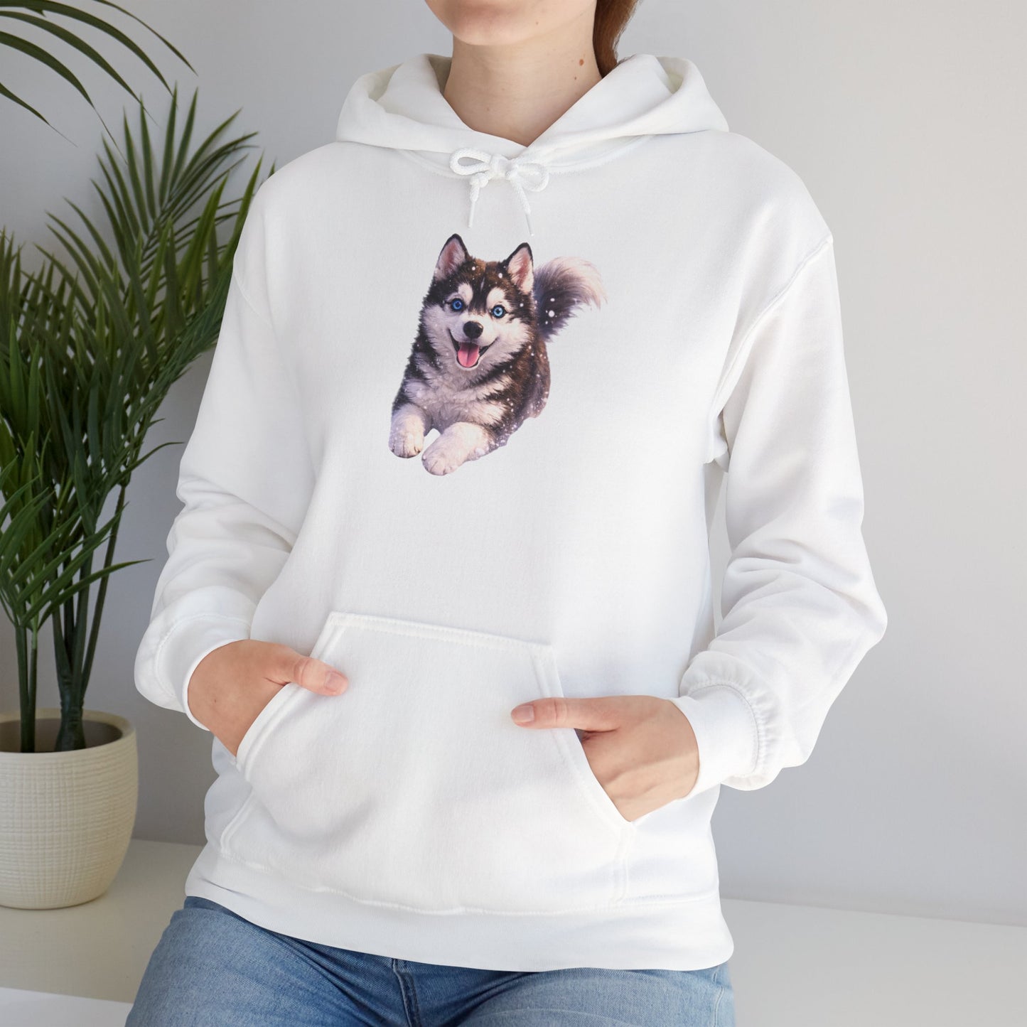 Husky Puppy Hoodie