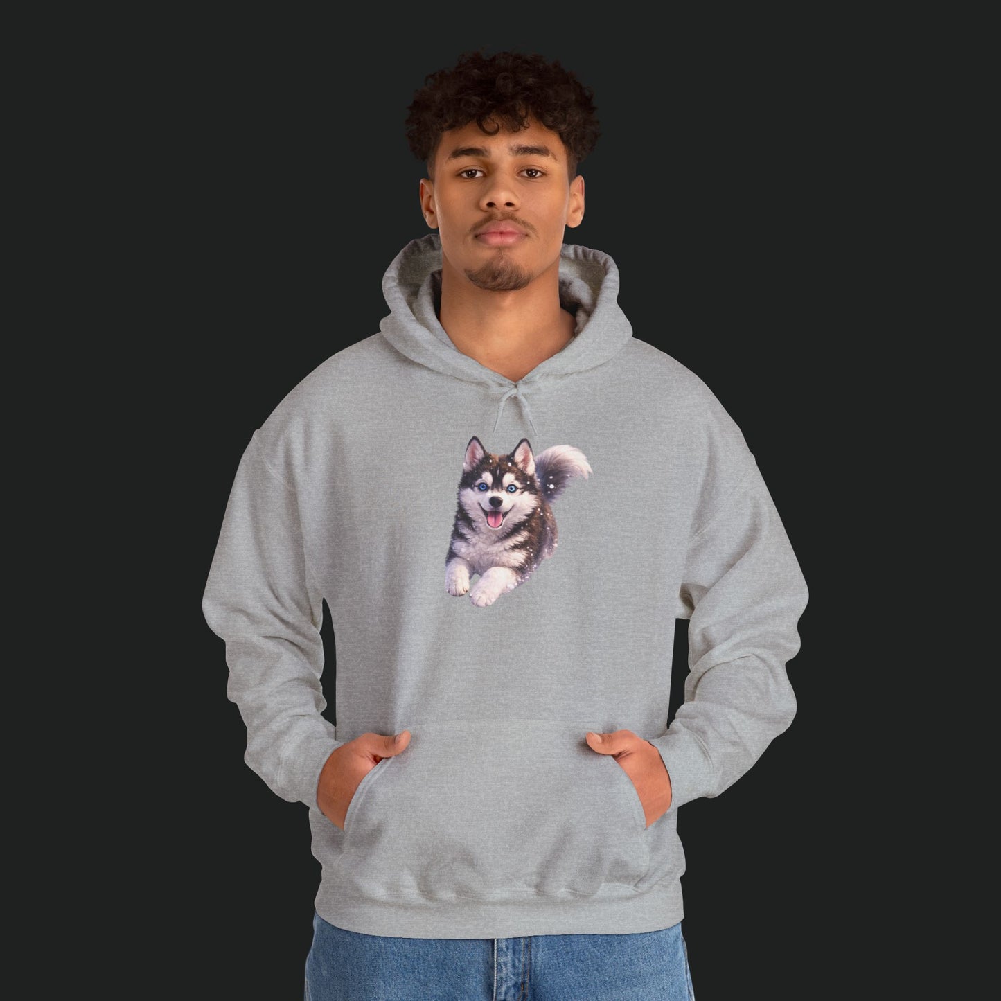 Husky Puppy Hoodie