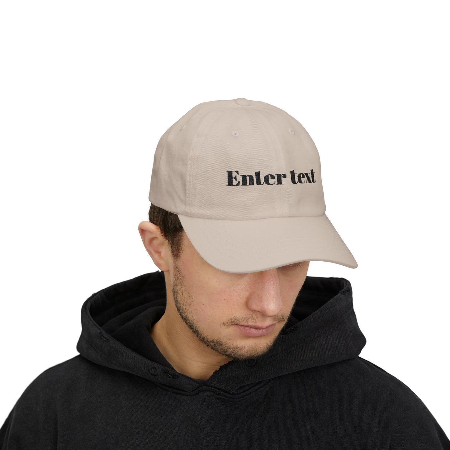 Classic Dad Cap – Customizable "Enter text" Embroidered Baseball Hat