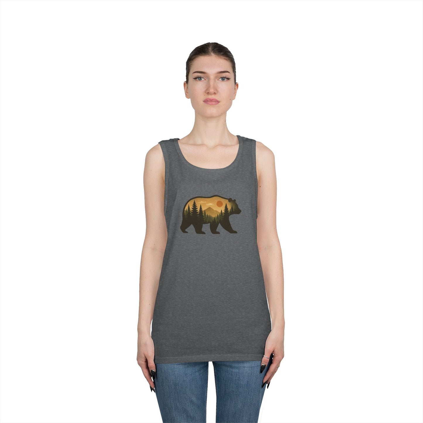 Bear Landscape Tank Top