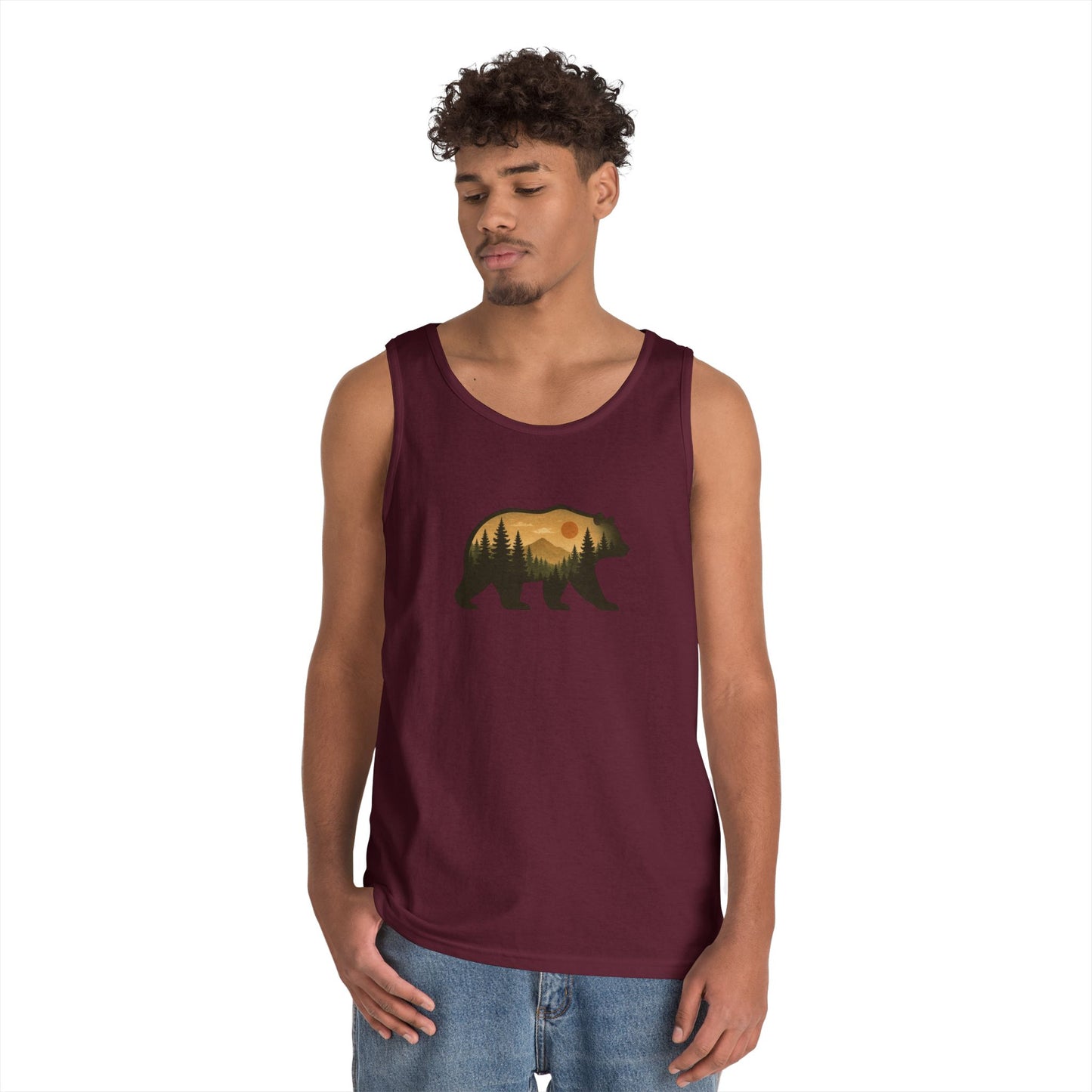 Bear Landscape Tank Top