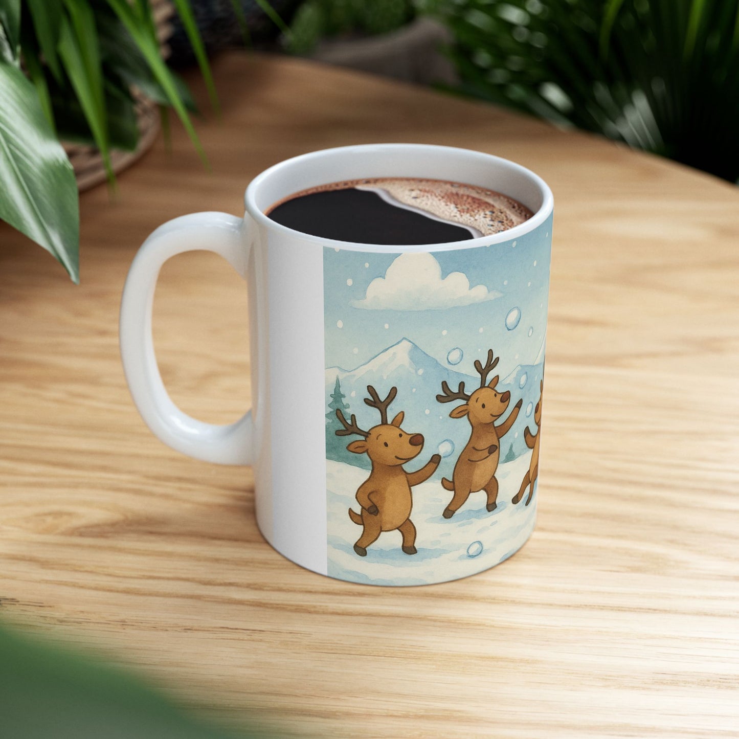 Ceramic Mug - Reindeer