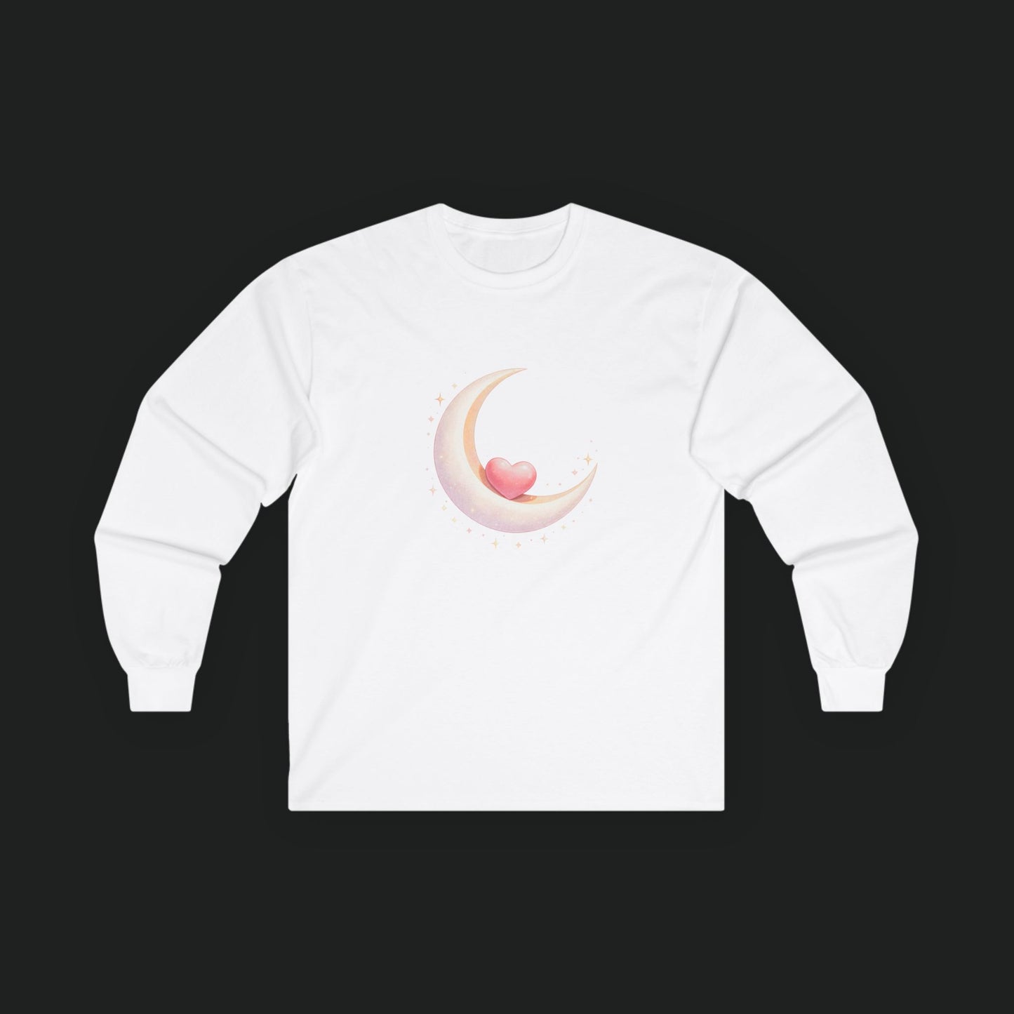 Moon Heart long sleeve tee