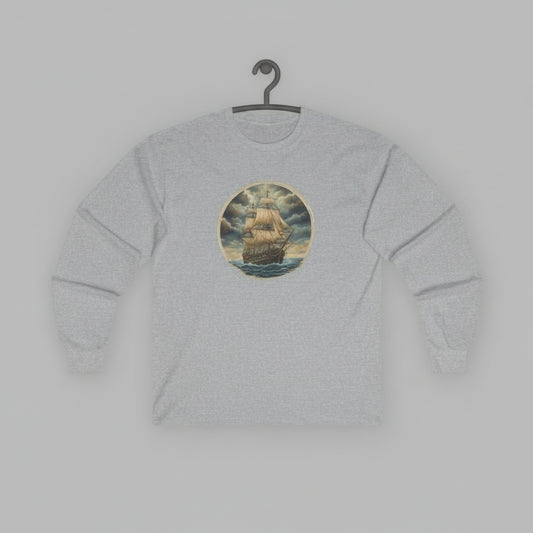 Sailing Ship Long Sleeve Tee