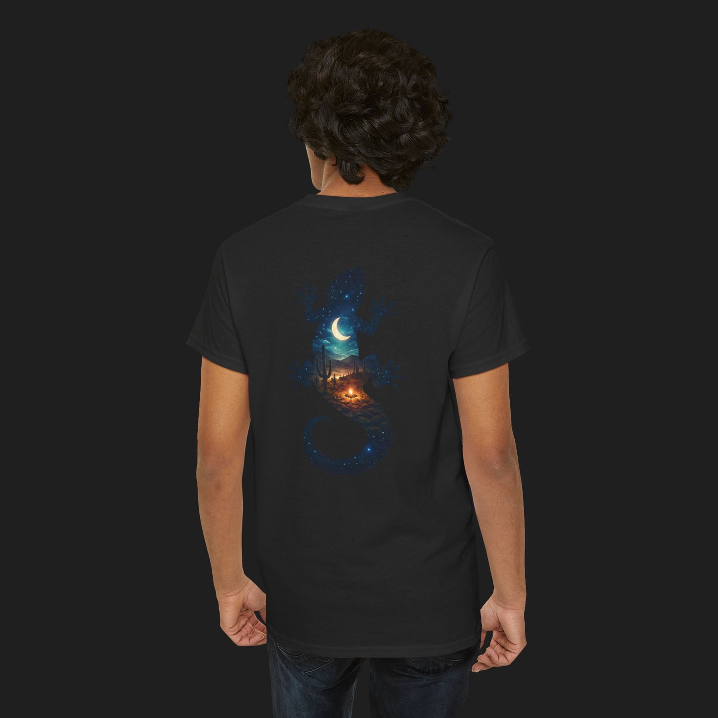 Lizard Nightscape T‑Shirt