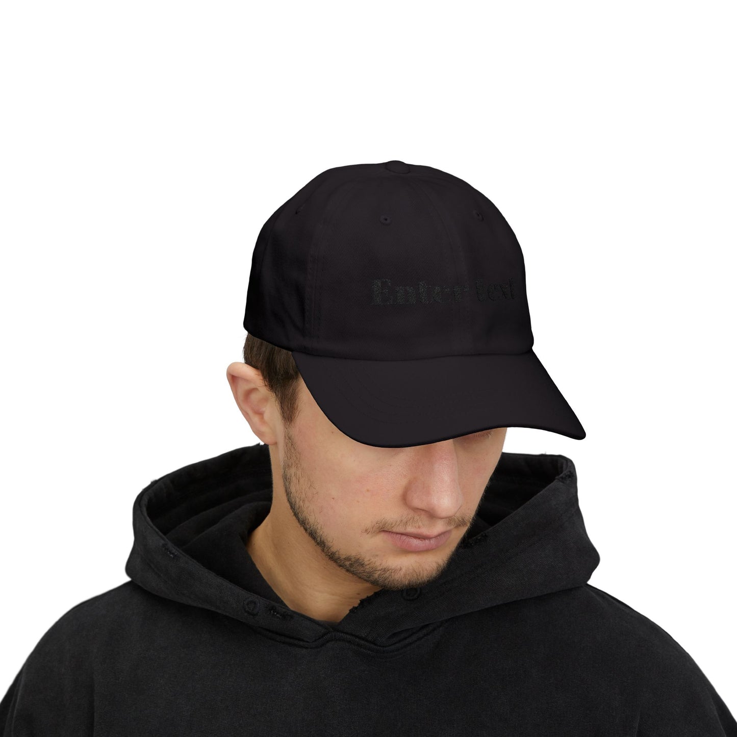 Classic Dad Cap – Customizable "Enter text" Embroidered Baseball Hat