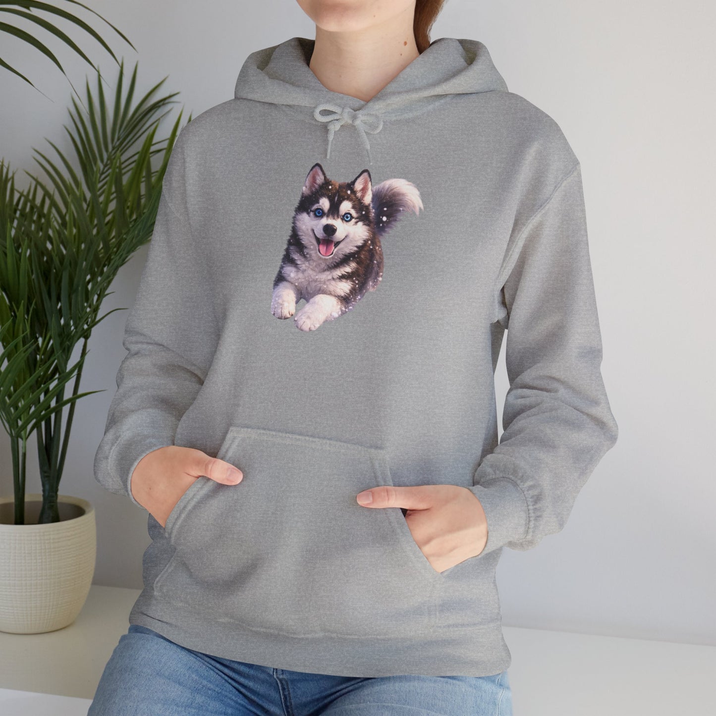 Husky Puppy Hoodie