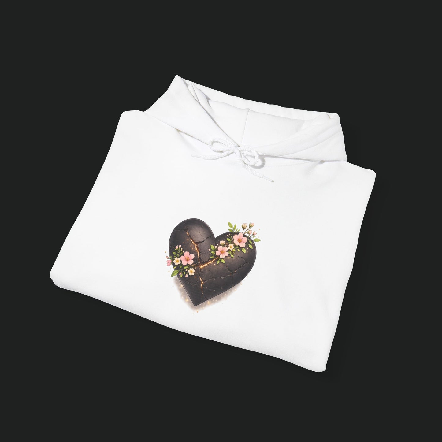 Floral Chocolate Heart Hoodie