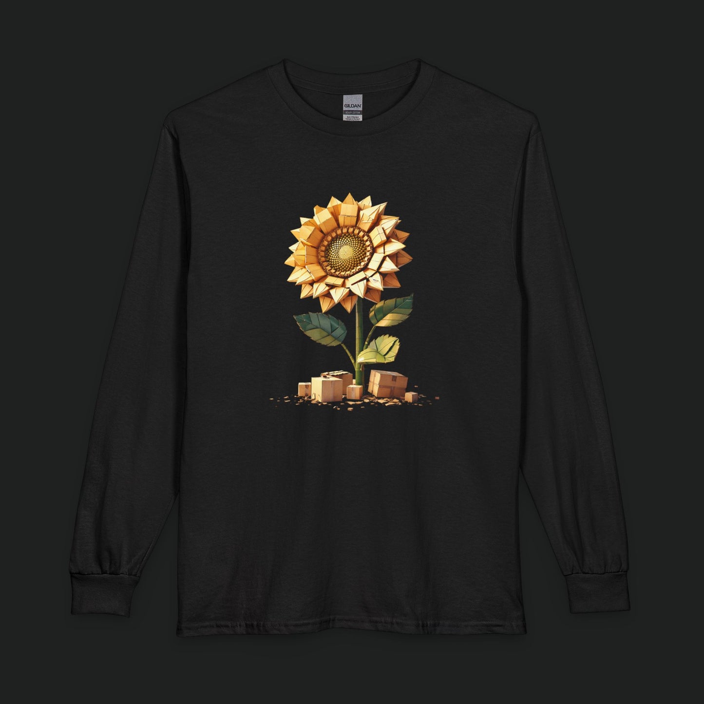 Boxed Flower Shirt