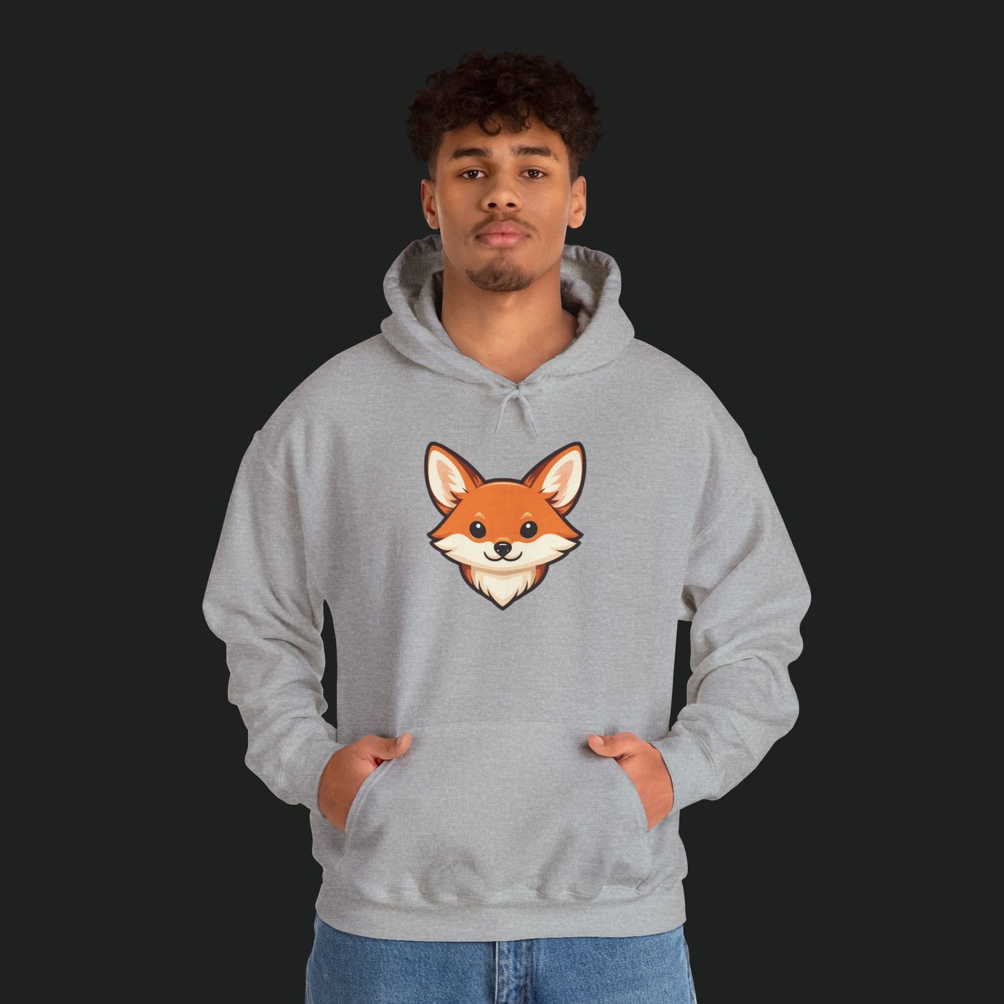 Fox Face Hoodie