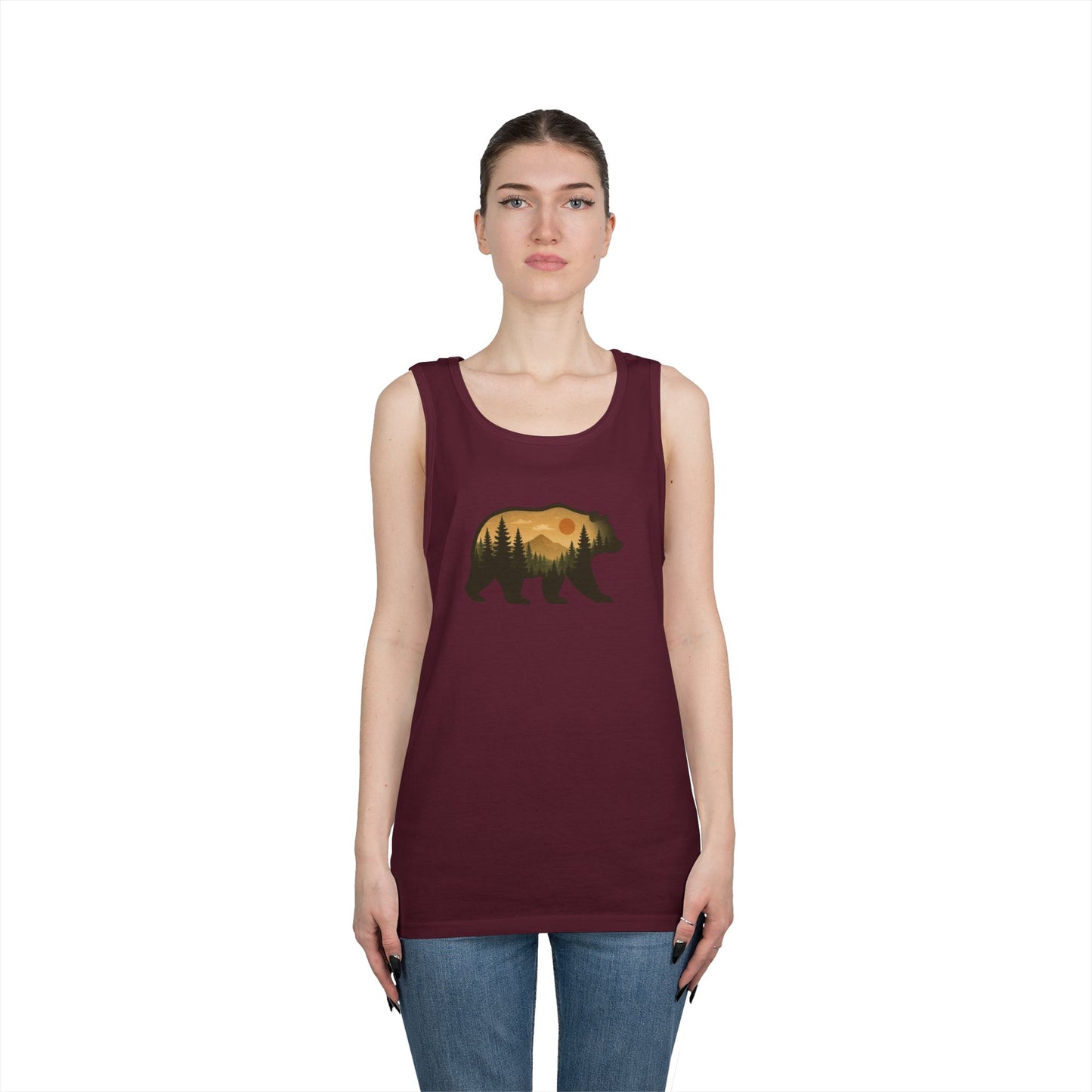 Bear Landscape Tank Top