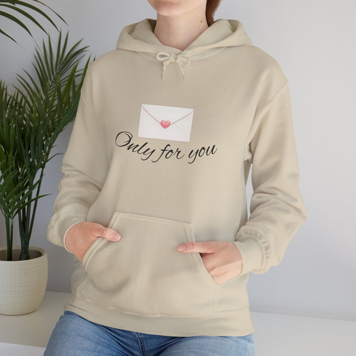Hoodie — 'Only for You' Love Letter Pullover