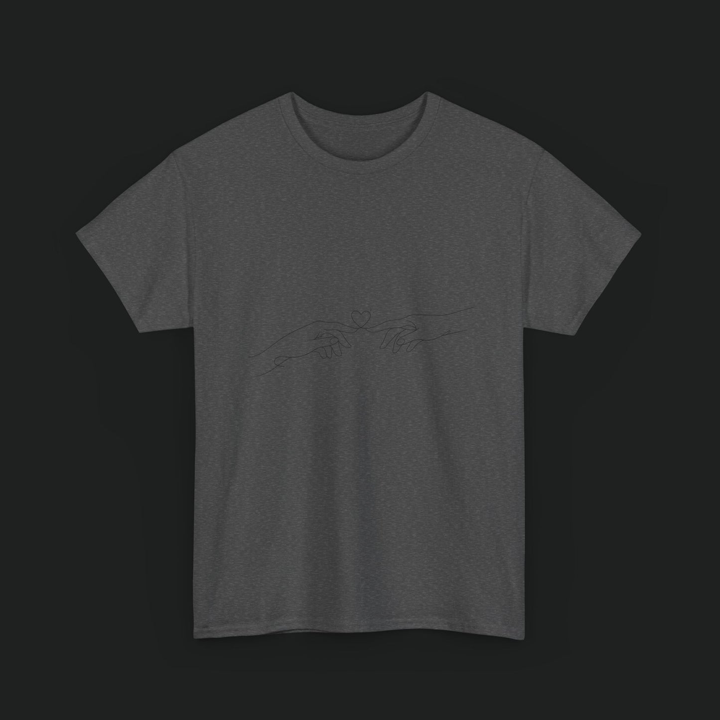 Minimalist Line Art Hands Tee