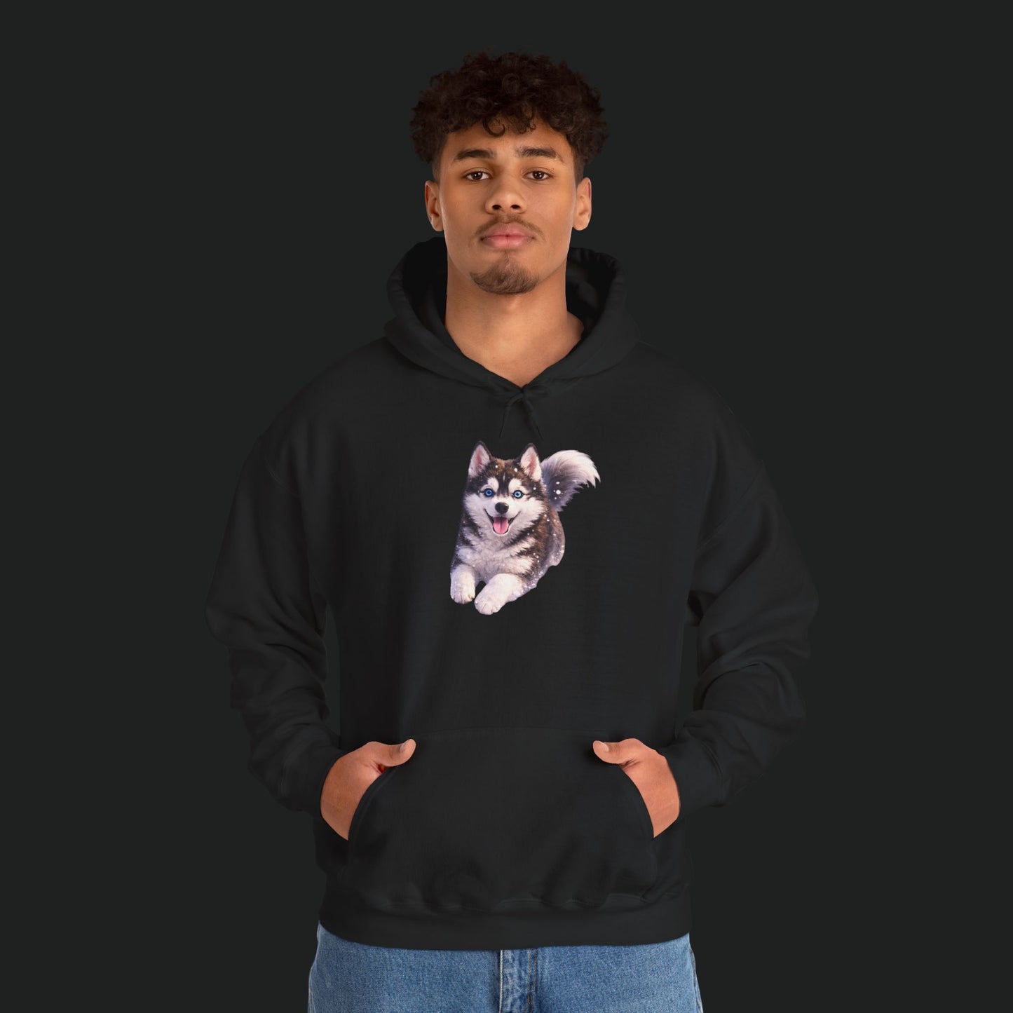 Husky Puppy Hoodie