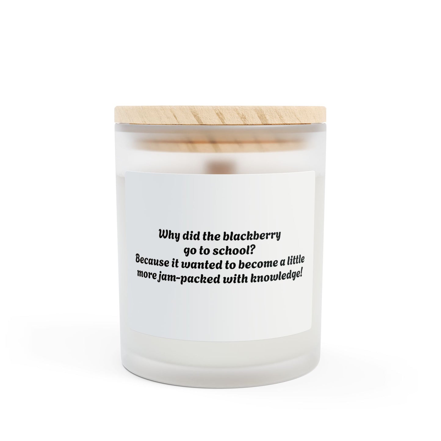 Frosted Glass Candle, 11oz