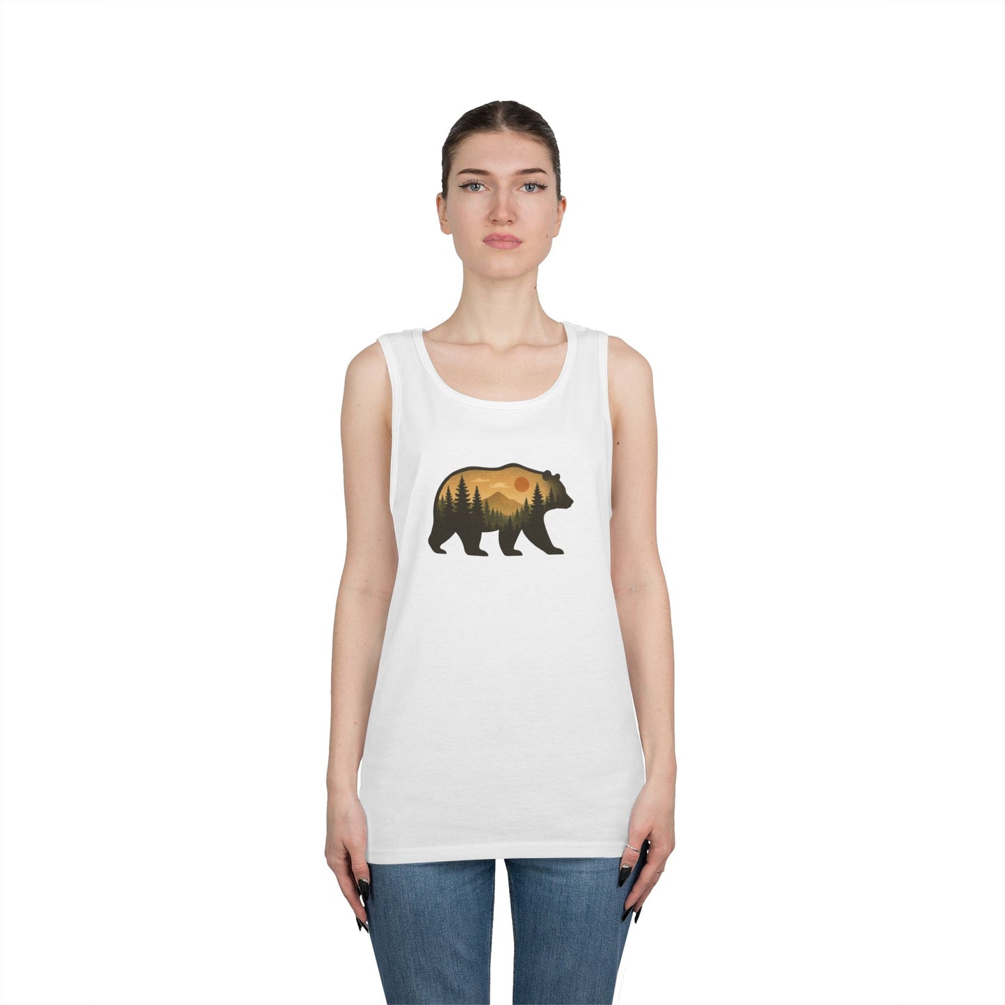 Bear Landscape Tank Top