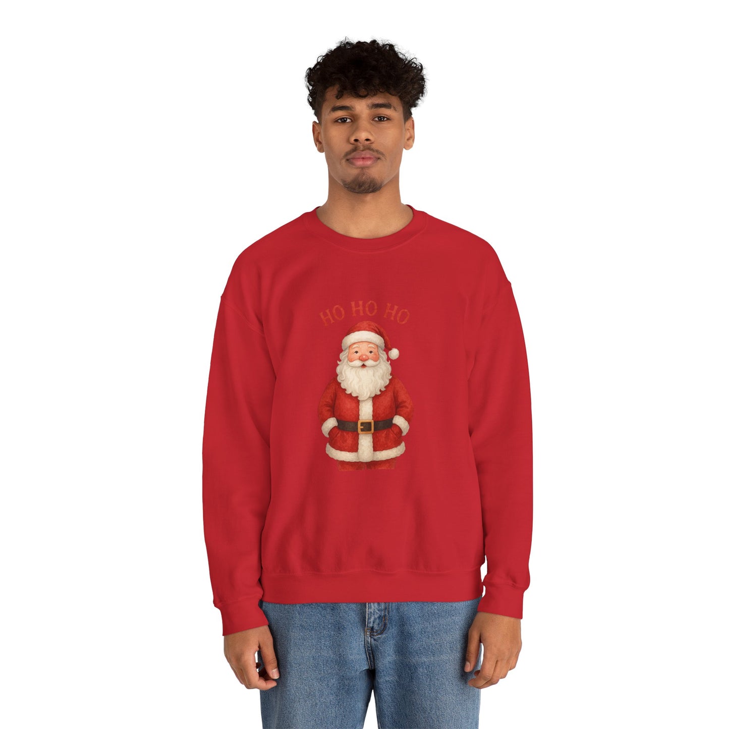 Santa 'Ho Ho Ho' Crewneck Sweatshirt