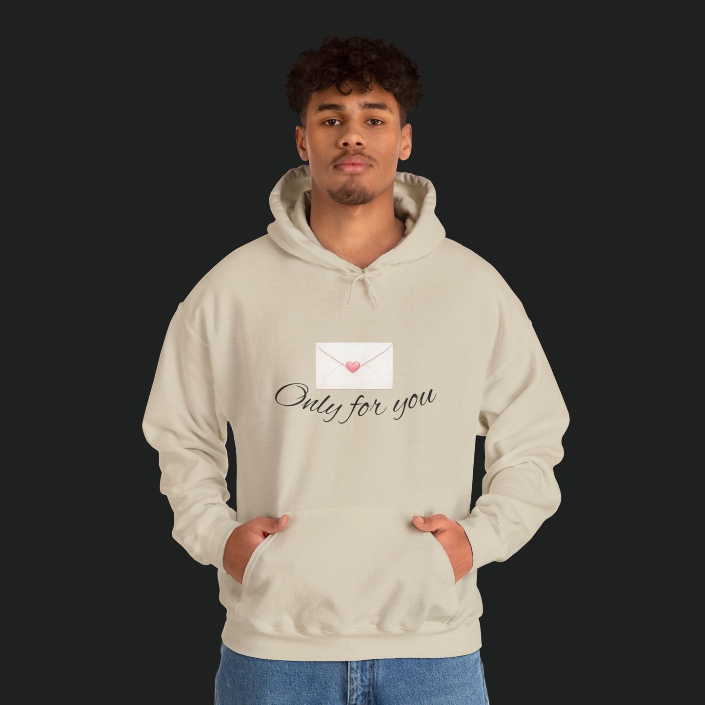 Hoodie — 'Only for You' Love Letter Pullover