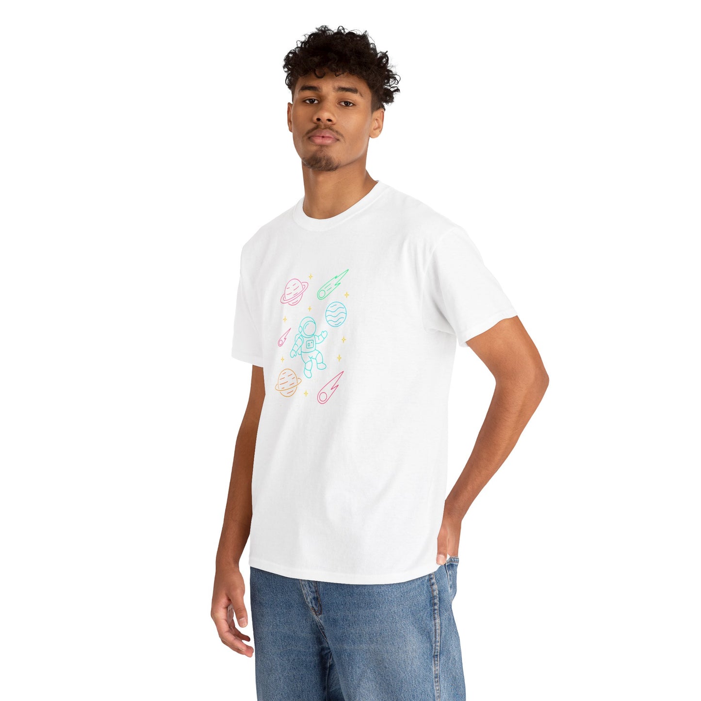 Pastel Space Astronaut T‑Shirt