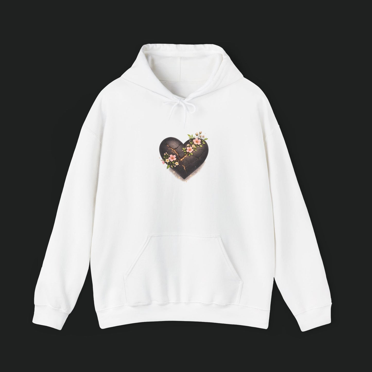 Floral Chocolate Heart Hoodie