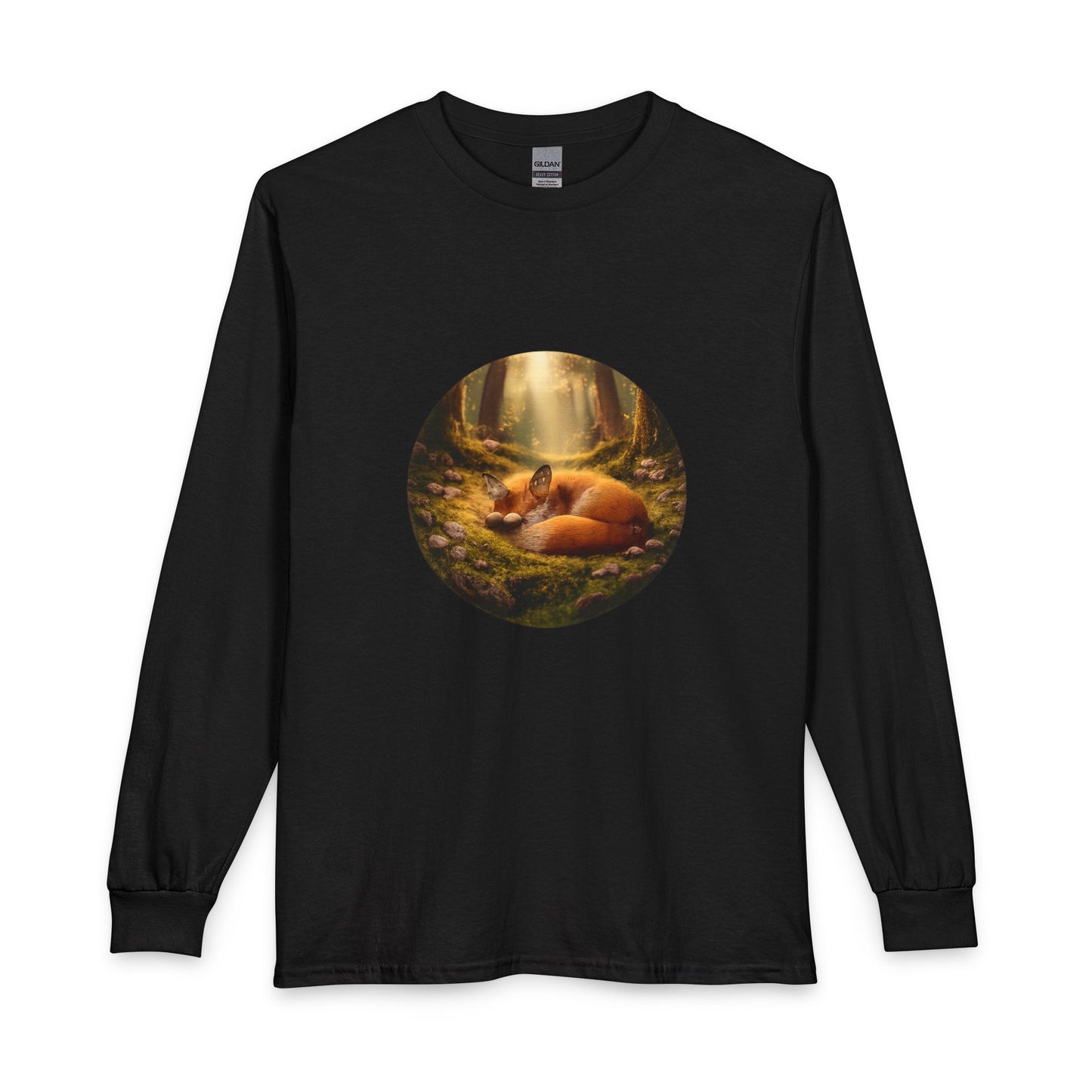 Sleeping Fox Long Sleeve T-Shirt