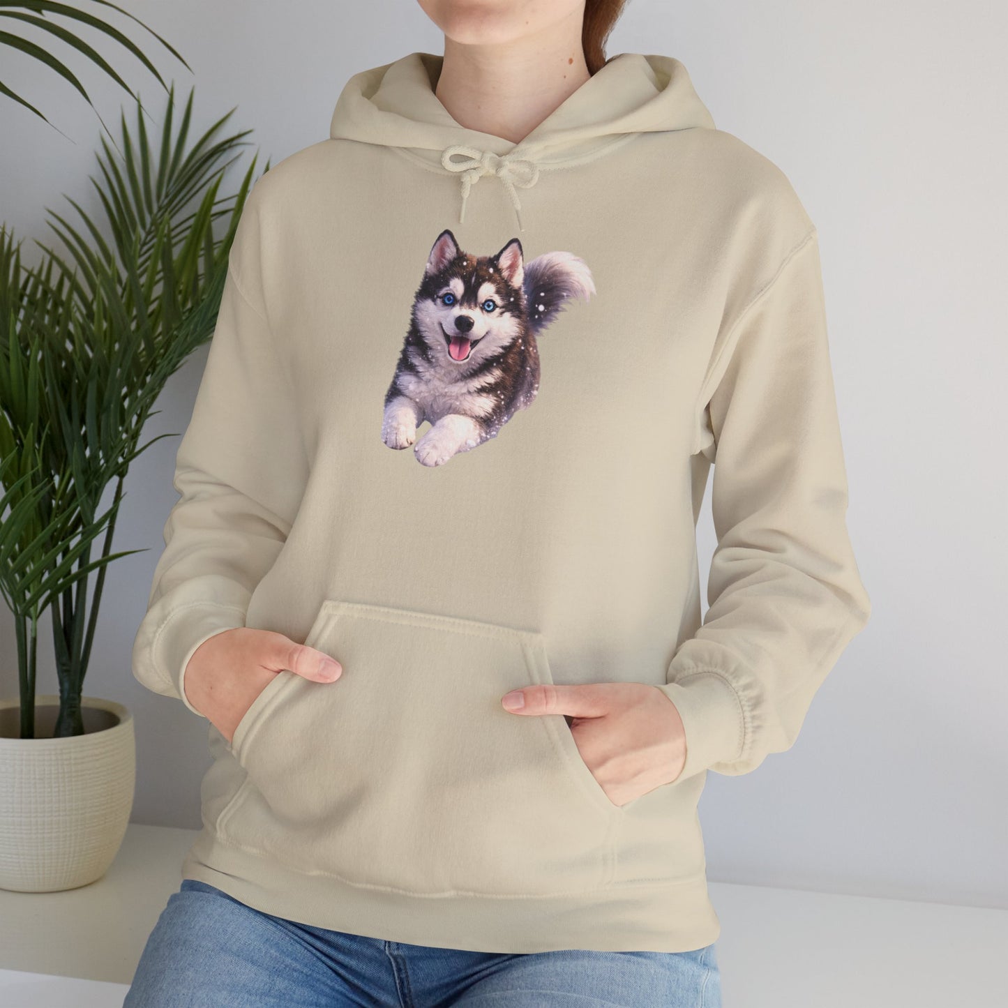 Husky Puppy Hoodie