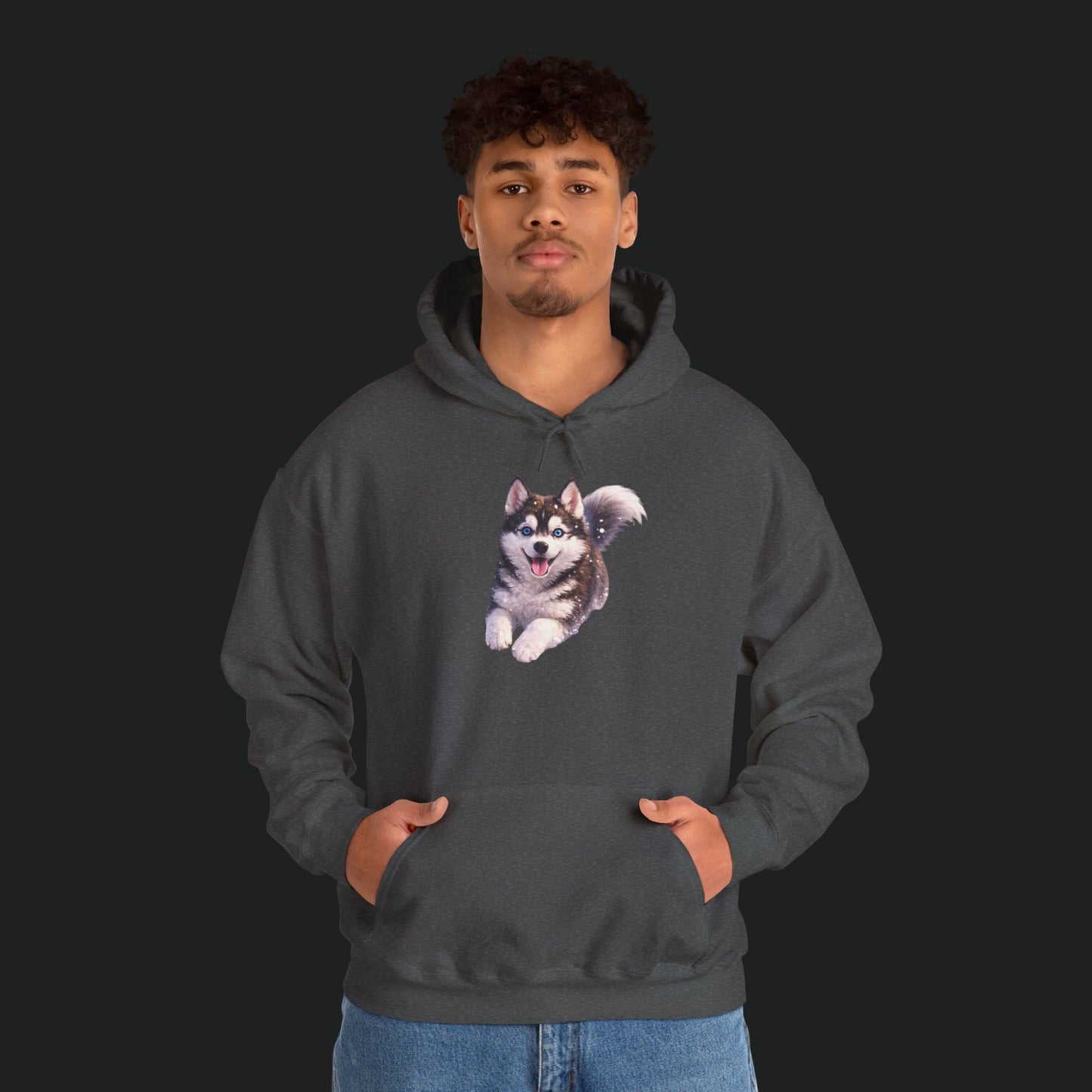 Husky Puppy Hoodie