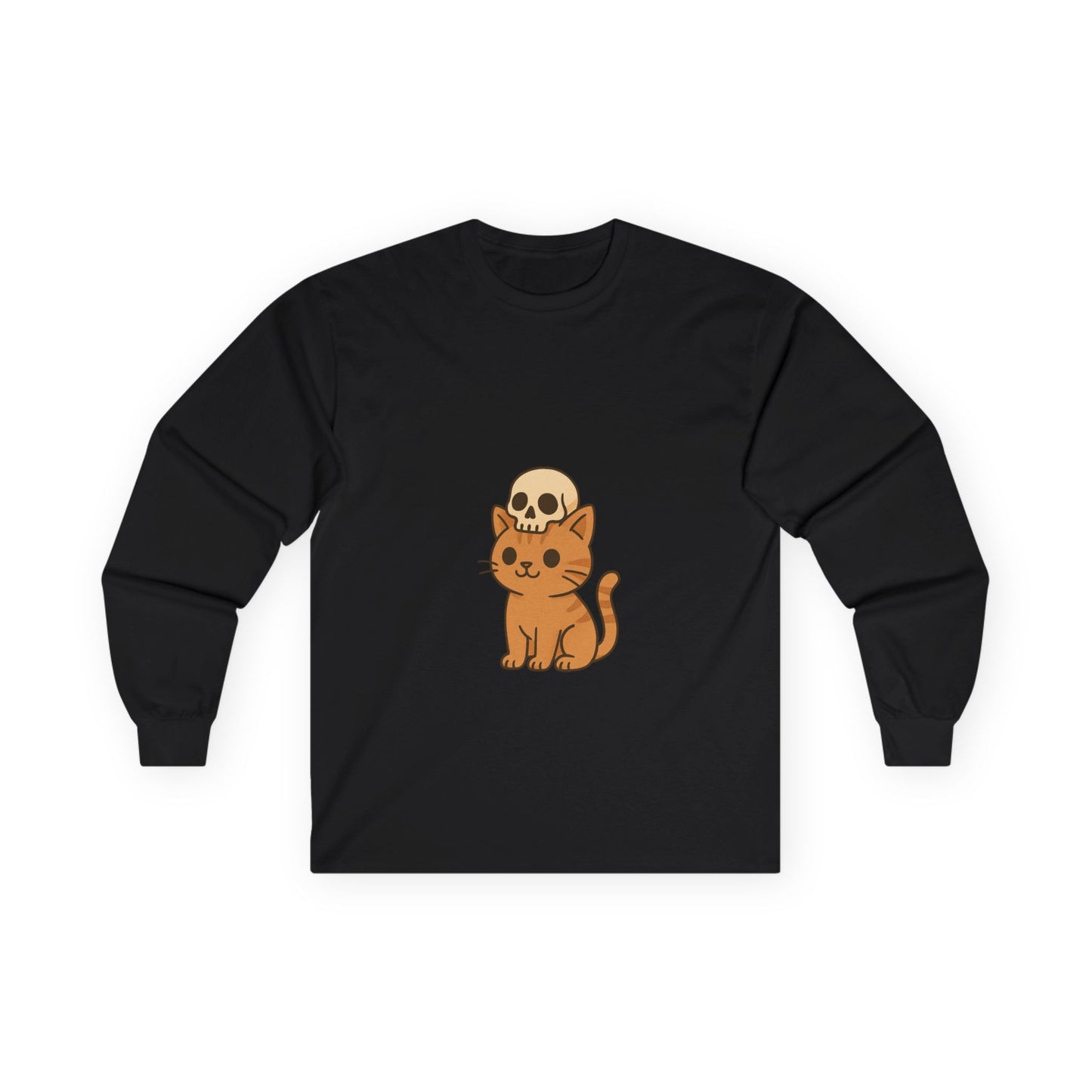 Cat with Skull Long Sleeve